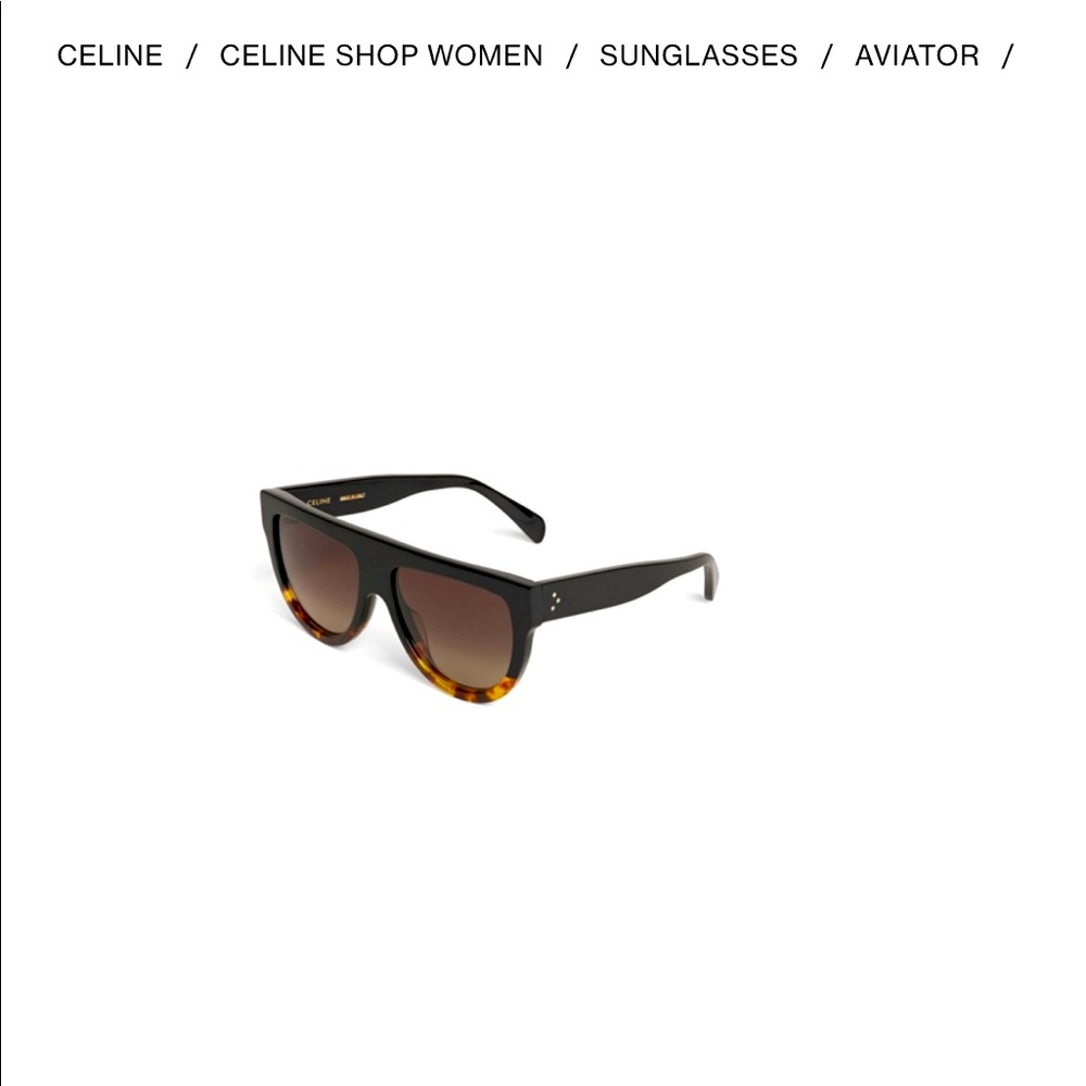Celine aviator black/Havana sunglasses